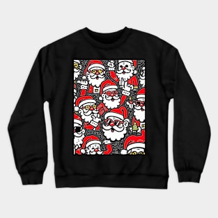 Santa Claus Doodle Crewneck Sweatshirt